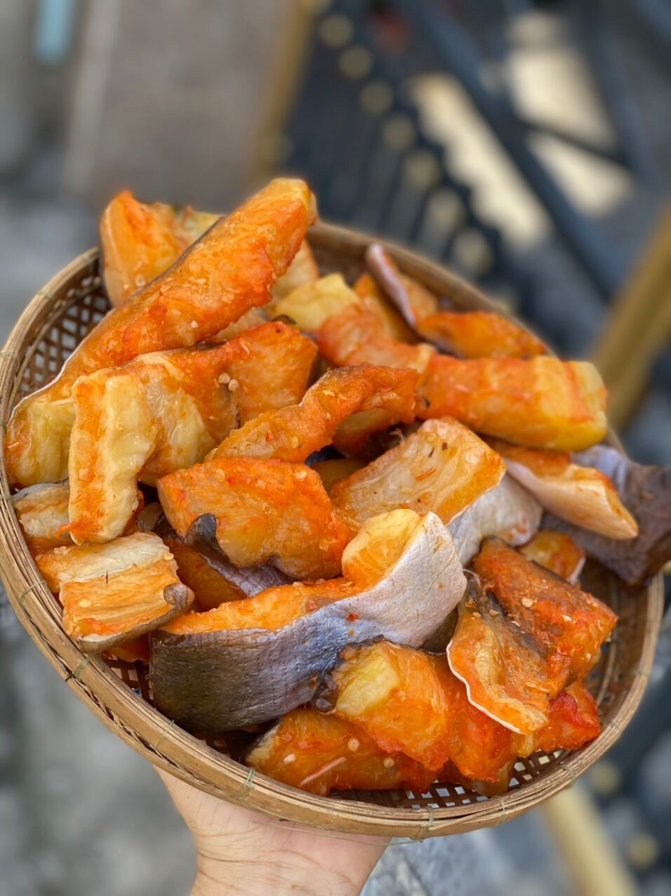 Cá Dứa Cắt Khúc Tẩm Muối Ớt
